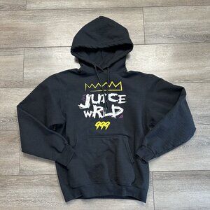 Juice Wrld 999 Sweatshirt Mens S Black Hoodie Soft Fleece Rap Concert